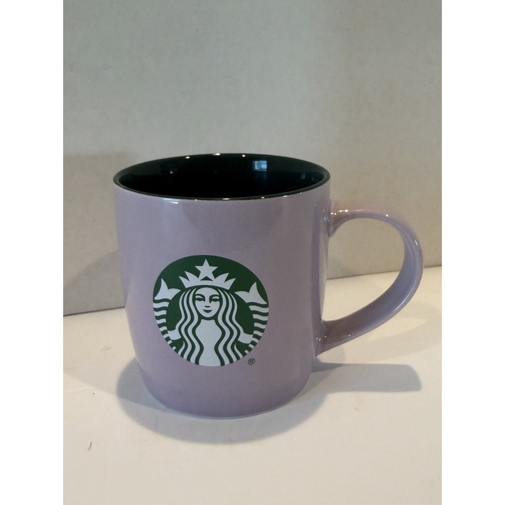 Starbucks 2025 Lilac Lavender Ion Geo Shape Ceramic Coffee mug 12 oz